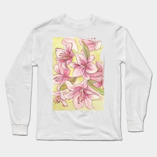 Lilies Bouquet Long Sleeve T-Shirt